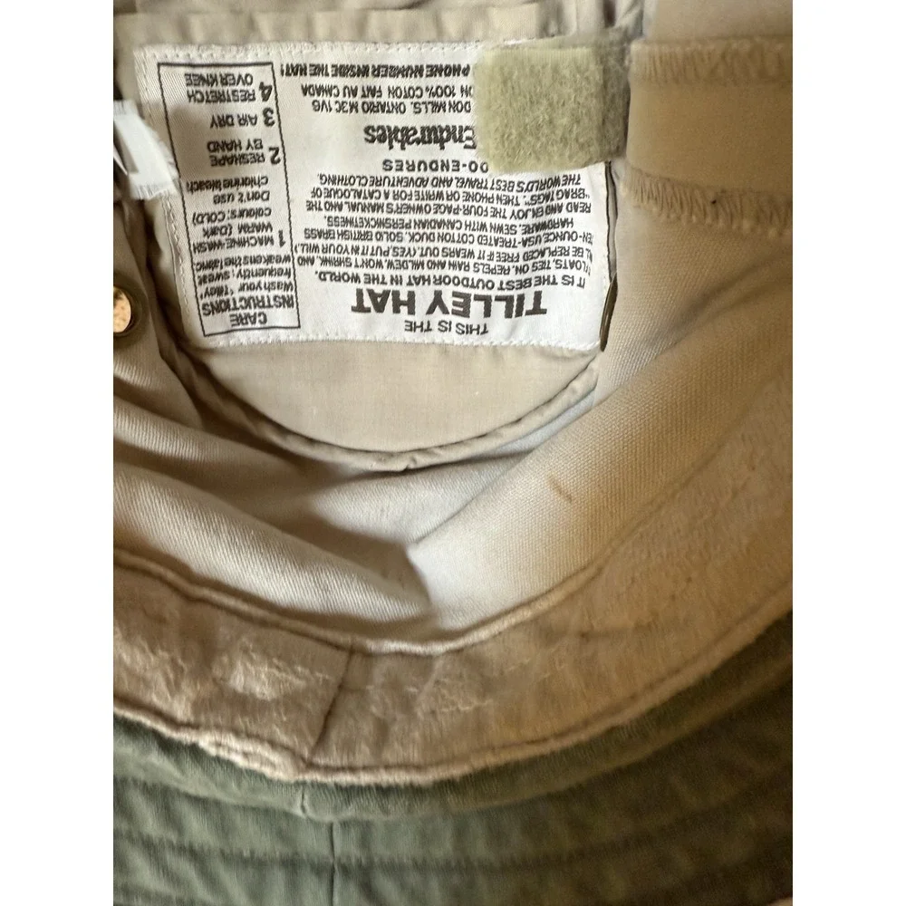 TILLEY Endurables Hat 7 Floating Lightweight Nylon Classic Hiking Beige Outdoor